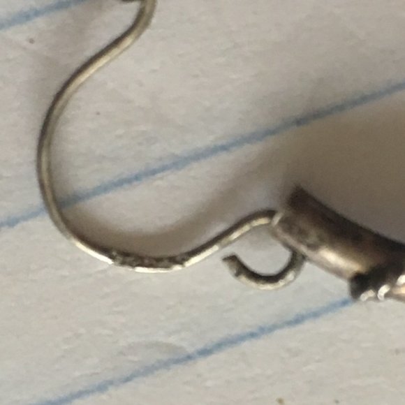 LOT of 2 pairs of sterling silver hoops - Picture 5 of 5